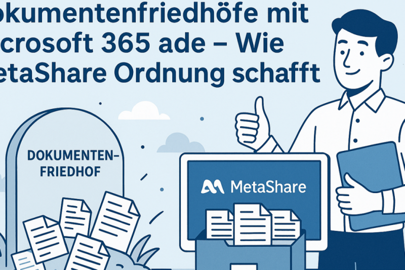 Dokumentenfriedhöfe mit Microsoft 365 ade – Wie MetaShare Ordnung schafft